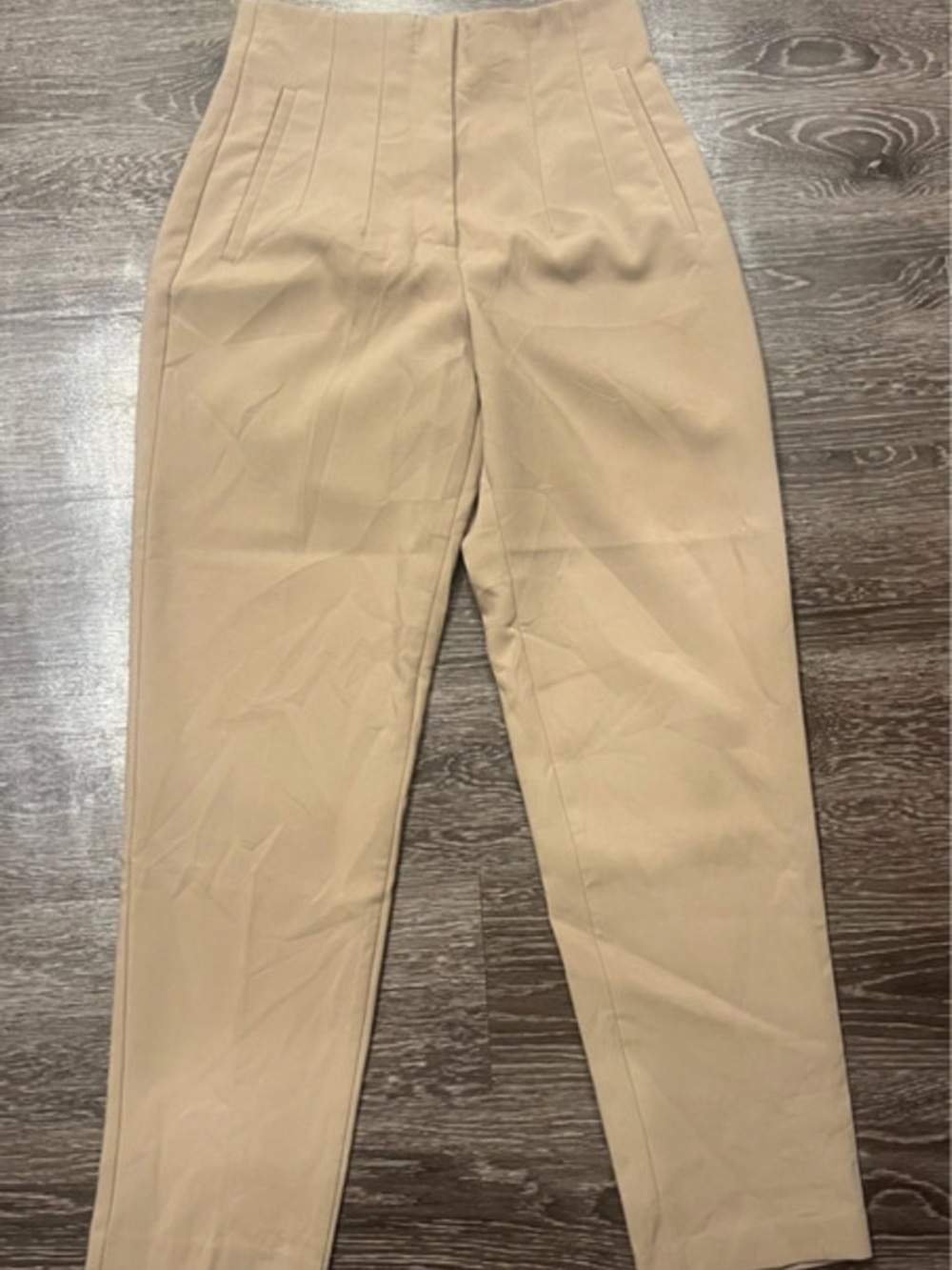 Zara High-Waist Slim Tapered pants